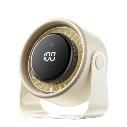 Ventilador de Sobremesa Vention PBJH0 10W 3 Velocidades Batería 3000mAh USB Tipo C Display Digital