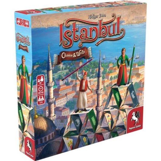 Jeu de plateau Pegasus Istanbul Choisis et Écris 1-5 joueurs