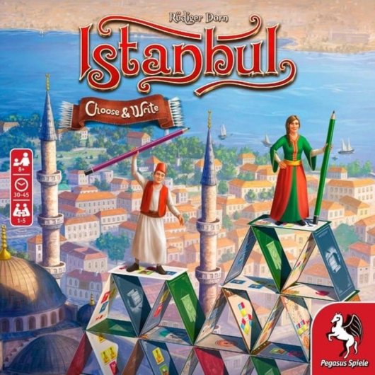 Jeu de plateau Pegasus Istanbul Choisis et Écris 1-5 joueurs