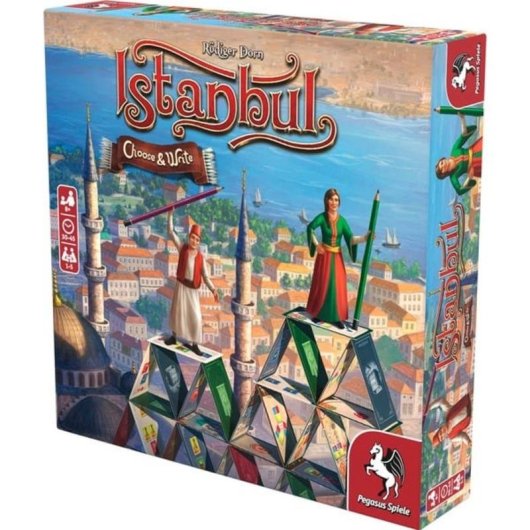 Jeu de plateau Pegasus Istanbul Choisis et Écris 1-5 joueurs