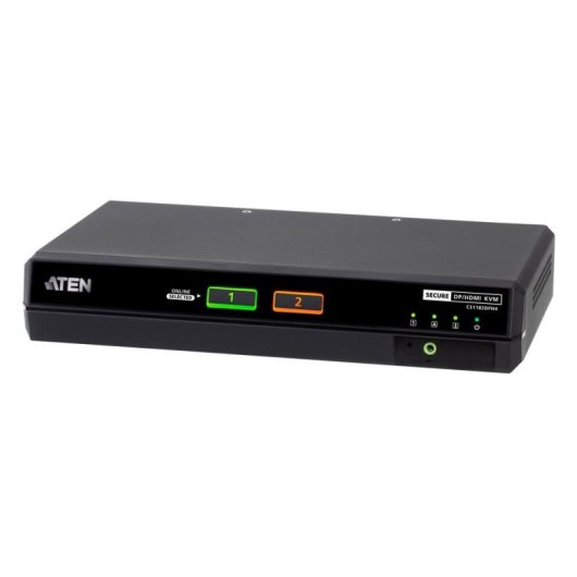 Interrupteur KVM Sécurisé ATEN CS1182DPH4 2 Ports 5K DisplayPort/HDMI PSD PP v4.0