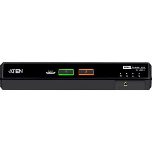 Interrupteur KVM Sécurisé ATEN CS1182DPH4 2 Ports 5K DisplayPort/HDMI PSD PP v4.0