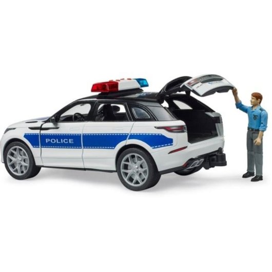 Jouet de construction Bruder Range Rover Velar Police 1:16 avec son et lumière