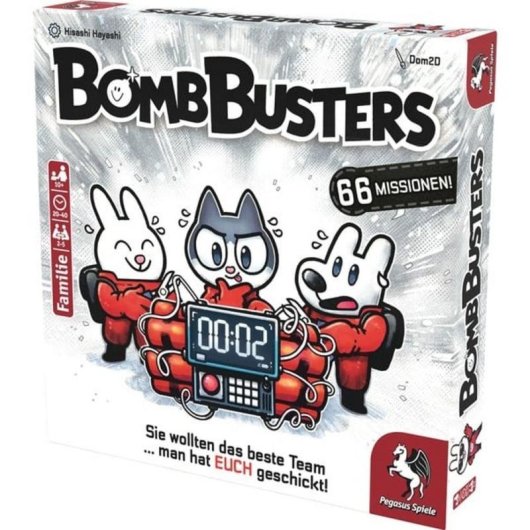 Juego de mesa Pegasus Desactivadores de Bombas cooperativo estrategia 2-5 jugadores