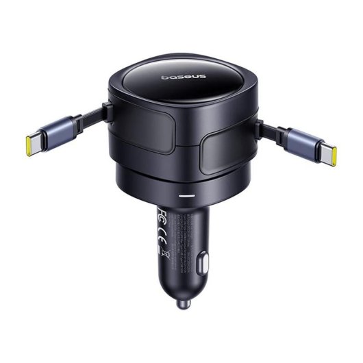 Caricatore Auto Baseus Enjoyment Max 60W USB-C Nero