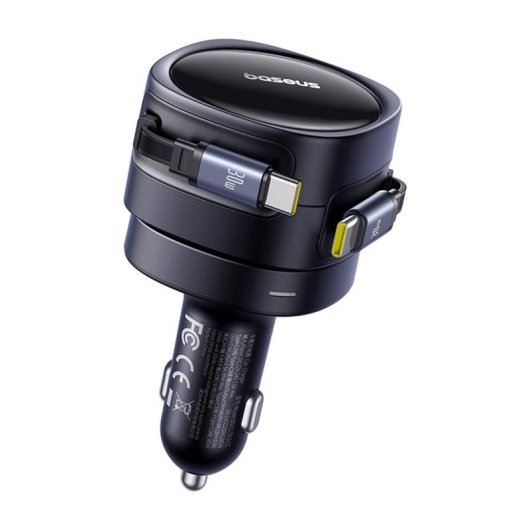 Caricatore Auto Baseus Enjoyment Max 60W USB-C Nero