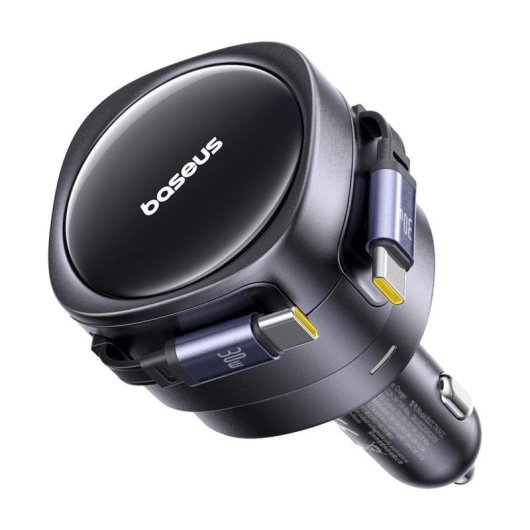 Caricatore Auto Baseus Enjoyment Max 60W USB-C Nero