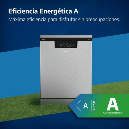 Lavavajillas Beko 3ª Bandeja cubiertos 15 Servicios C con función Quick & Shine