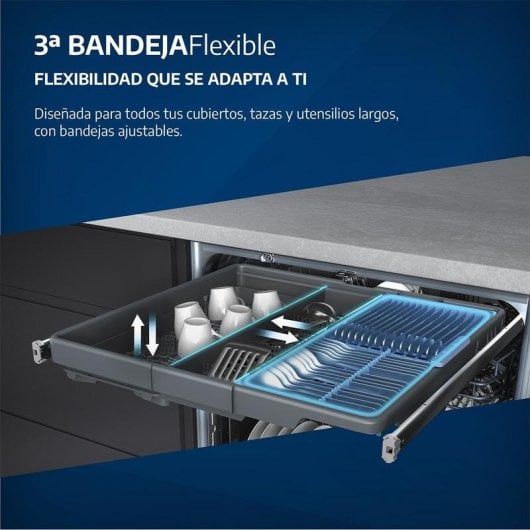 Lavavajillas Beko 3ª Bandeja Flexi 15 Services C avec 11 programmes