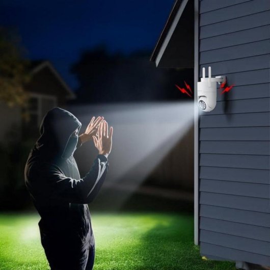 Cámara IP Foscam PD8W 4K Visión Nocturna Exterior IA Audio Bidireccional