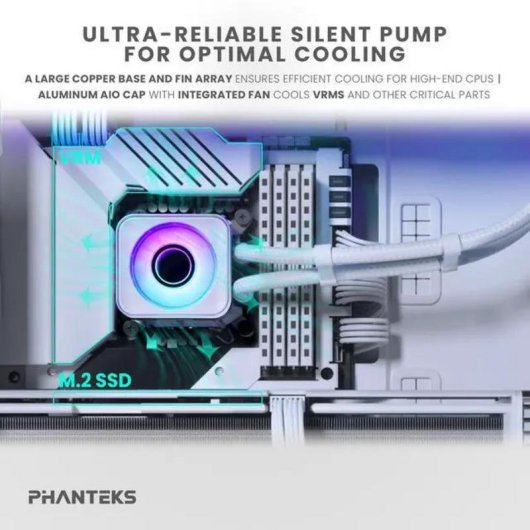 Refrigerazione Liquida Phanteks Glacier One 420 D30 X2 420mm 4 Ventole ARGB