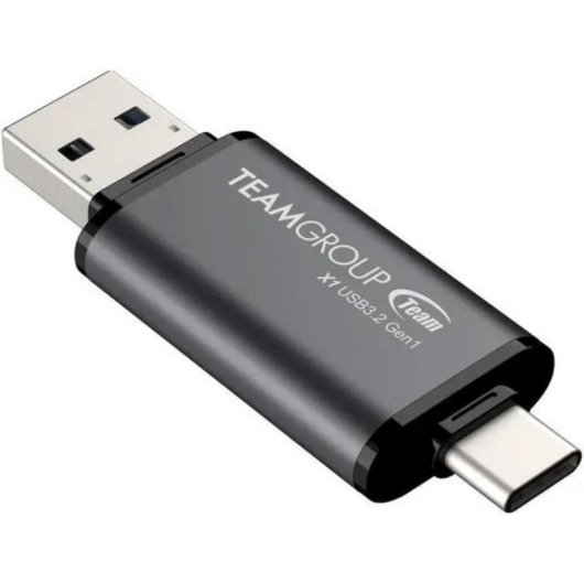 Unidad flash USB Team Group X1 128 GB USB Type-A y Type-C 3.2 Gen1
