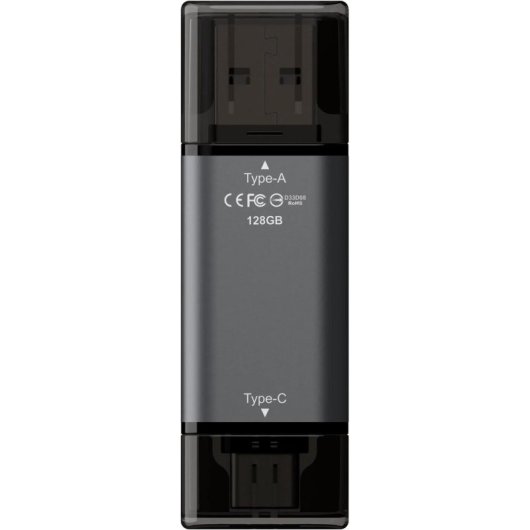 Unidad flash USB Team Group X1 128 GB USB Type-A y Type-C 3.2 Gen1