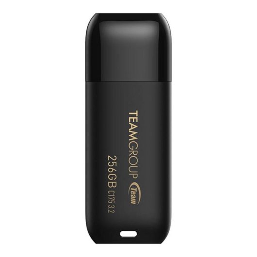 Unità flash USB Team Group C175 256GB USB 3.2 Gen 1 nera design unibody