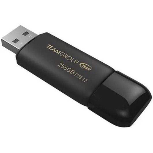Unità flash USB Team Group C175 256GB USB 3.2 Gen 1 nera design unibody