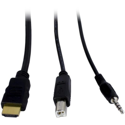 Interruptore KVM Inter-Tech AS-41HA HDMI 4 Computer Full HD+