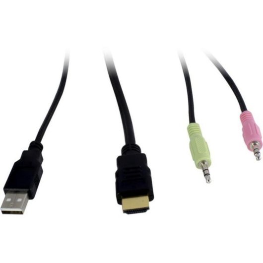 Interruptore KVM Inter-Tech AS-41HA HDMI 4 Computer Full HD+