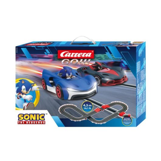 Set de pistas Carrera GO!!! Sonic the Hedgehog 4,3 m 2 vehículos 1:43