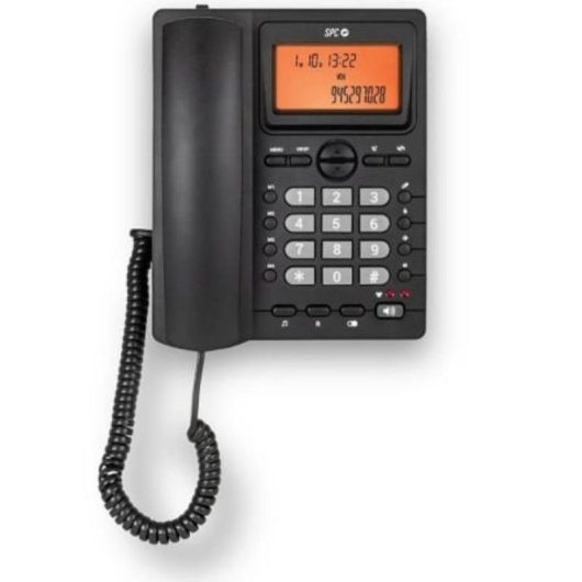 Telefone Fixo SPC Office ID 2 Ecrã Retroiluminado 4 Memórias Diretas