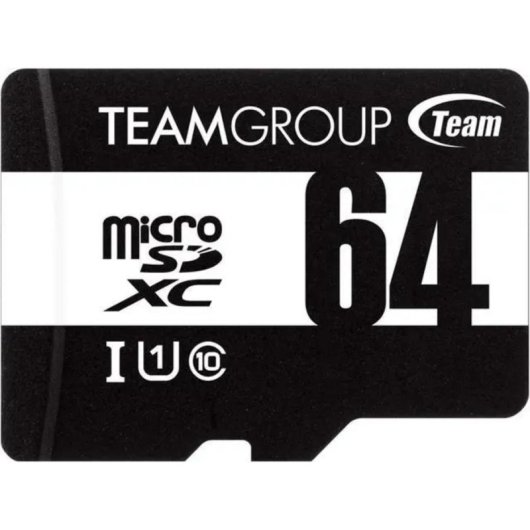Memoria flash Team Group TUSDX64GCL10U03 64 GB MicroSDXC Clase 10 UHS-I