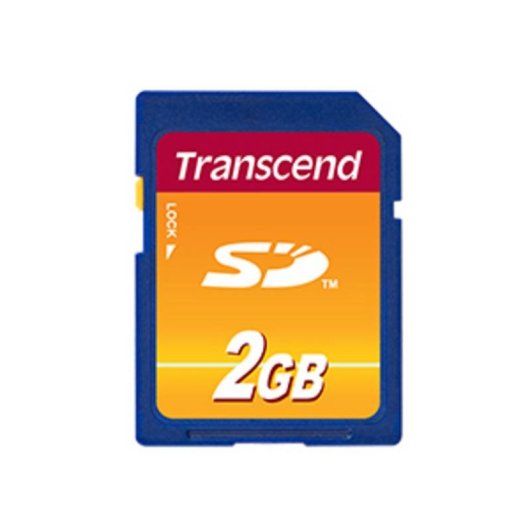 Tarjeta SD Transcend TS2GSDC 2 GB MLC Negro 20 MB/s lectura 13 MB/s escritura