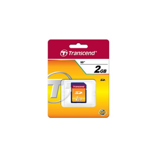 Tarjeta SD Transcend TS2GSDC 2 GB MLC Negro 20 MB/s lectura 13 MB/s escritura