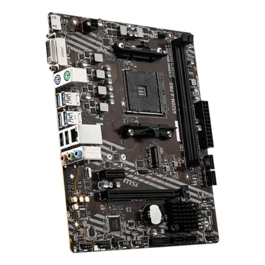 Motherboard MSI A520M-A PRO AMD A520 Socket AM4 DDR4 Micro ATX Sem WiFi
