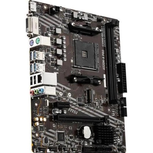 Motherboard MSI A520M-A PRO AMD A520 Socket AM4 DDR4 Micro ATX Sem WiFi
