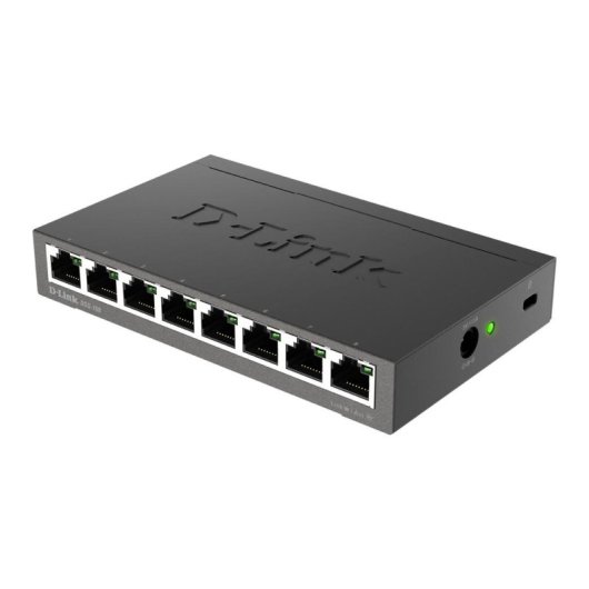 Switch D-Link DGS-108 8 Portas Gigabit Ethernet 10/100/1000 Mbps Preto
