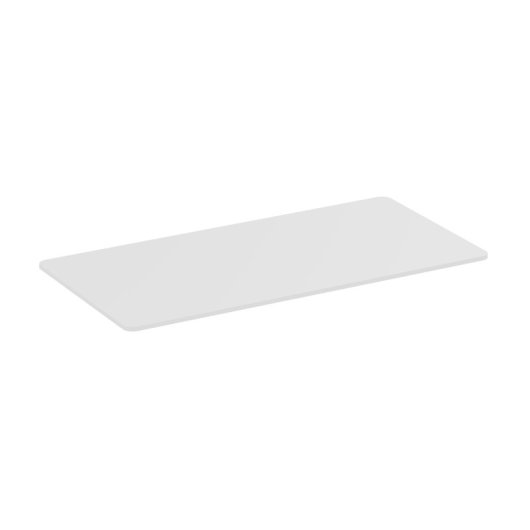 Kimex Tablero Para Escritorio Con Bordes Redondeados 150 X 75 Cm, Blanco