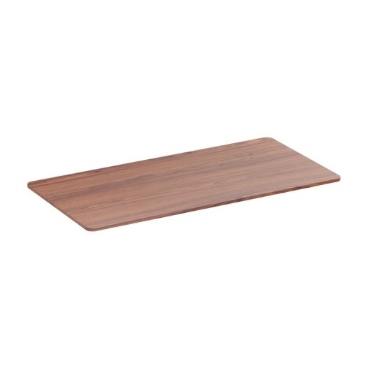 Kimex Tablero Para Escritorio Con Bordes Redondeados 150 X 75 Cm, Nogal