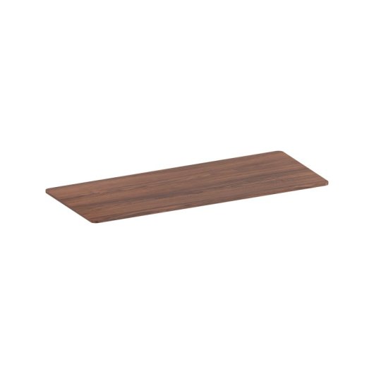 Kimex Tablero Para Escritorio Con Bordes Redondeados 180 X 75 Cm, Nogal