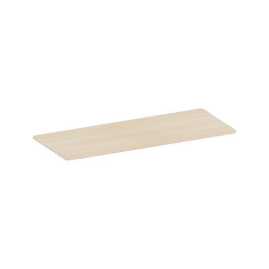Schreibtischplatte Kimex 150-0418 180 x 75 cm Abgerundete Kanten Naturholz