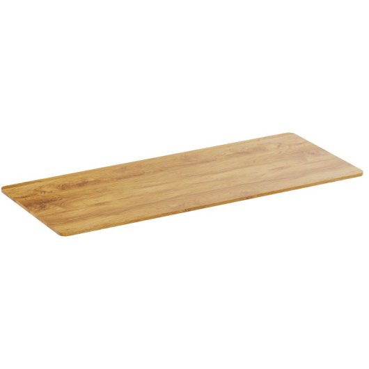 Kimex Tablero Para Escritorio Con Bordes Redondeados 180 X 75 Cm, Madera Clara Rústica