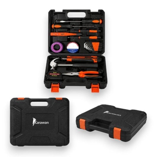 Kit De Herramientas Karawan Con Maletín Modelo Gl70146 Para Reparación, Hogar Y Bricolaje -20pcs