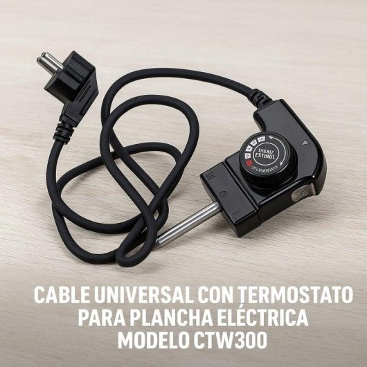 Cable con termostato Recamania CTW300 10A 250V 5 posiciones