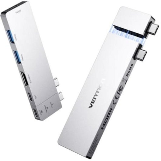 Dock USB-C Vention THZH0 HDMI 4K USB 3.0 Thunderbolt