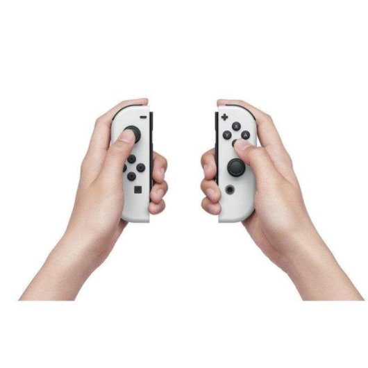 Nintendo Switch OLED Blanca + Mando Gaming Turtle Beach Realmz Wireless Sonic Green Hill Zone Multicolor