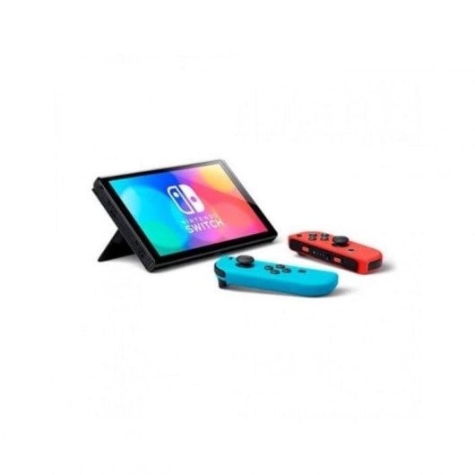 Nintendo Switch OLED Azul Neón/Rojo Neón + Turtle Beach Realmz Wireless Sonic Green Hill Zone