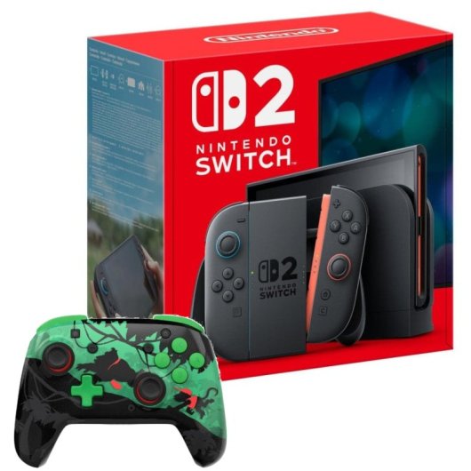 Nintendo Switch 2 7.9" FullHD 120Hz 256GB Azul/Rojo + Turtle Beach Rematch Donkey Kong Wireless