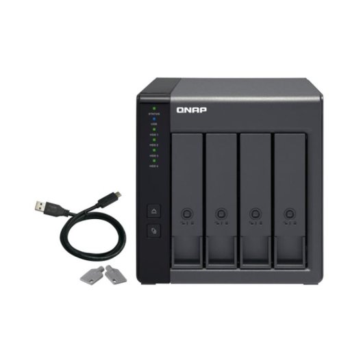 Disque dur externe QNAP 4 baies USB 3.2 Gen 1 Type-C RAID TR-004