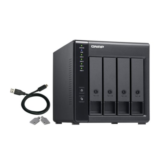 Disque dur externe QNAP 4 baies USB 3.2 Gen 1 Type-C RAID TR-004
