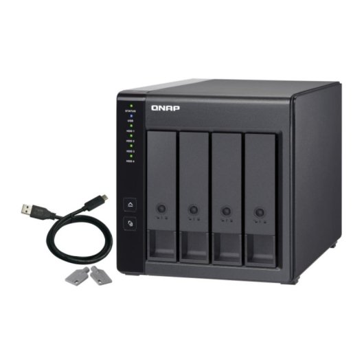 Disque dur externe QNAP 4 baies USB 3.2 Gen 1 Type-C RAID TR-004