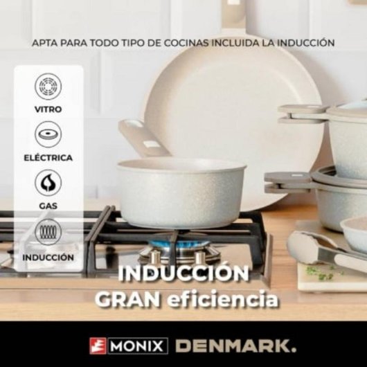 Casserole Monix Denmark 9 Pièces Alu Antiadhésif