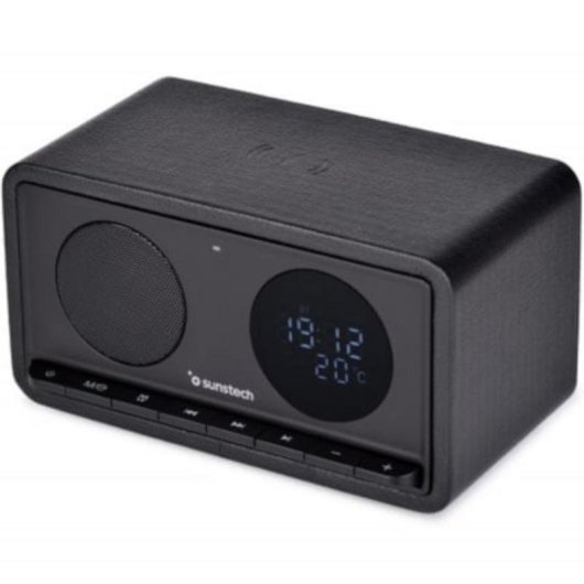 Altavoz Portátil Sunstech RPBT460 Radio FM Carga Inalámbrica 10W