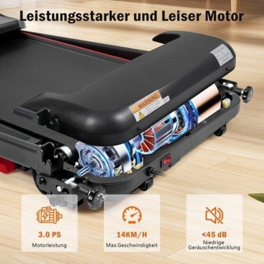 Tapis roulant pliable Rolipo N884P322664S 14 km/h Bluetooth