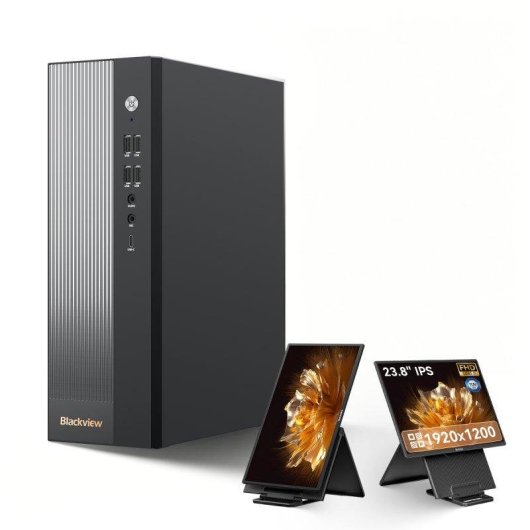 Mini PC Blackview NEX60 Intel Core 5 210H 16GB 512GB SSD Gráficos UHD Pantalla 23,8"