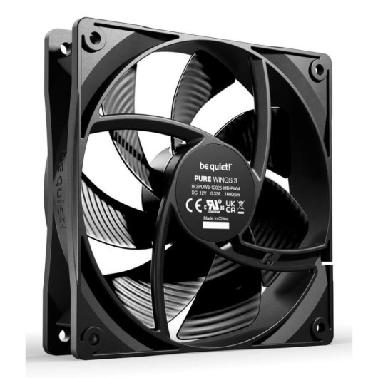 Kühlung Luft Be quiet Pure Wings 3 120mm PWM Triple Pack Schwarz
