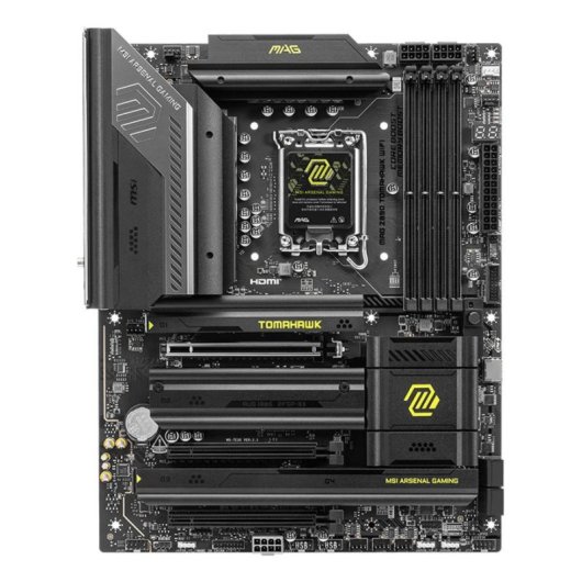 Placa Base MSI MAG Z890 TOMAHAWK WIFI Intel Z890 LGA 1851 DDR5 ATX Wi-Fi 7 Thunderbolt 4