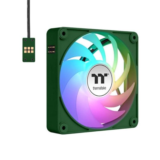 Refrigeración aire Thermaltake 120 mm CT120 EX ARGB Racing Green triple ventilador